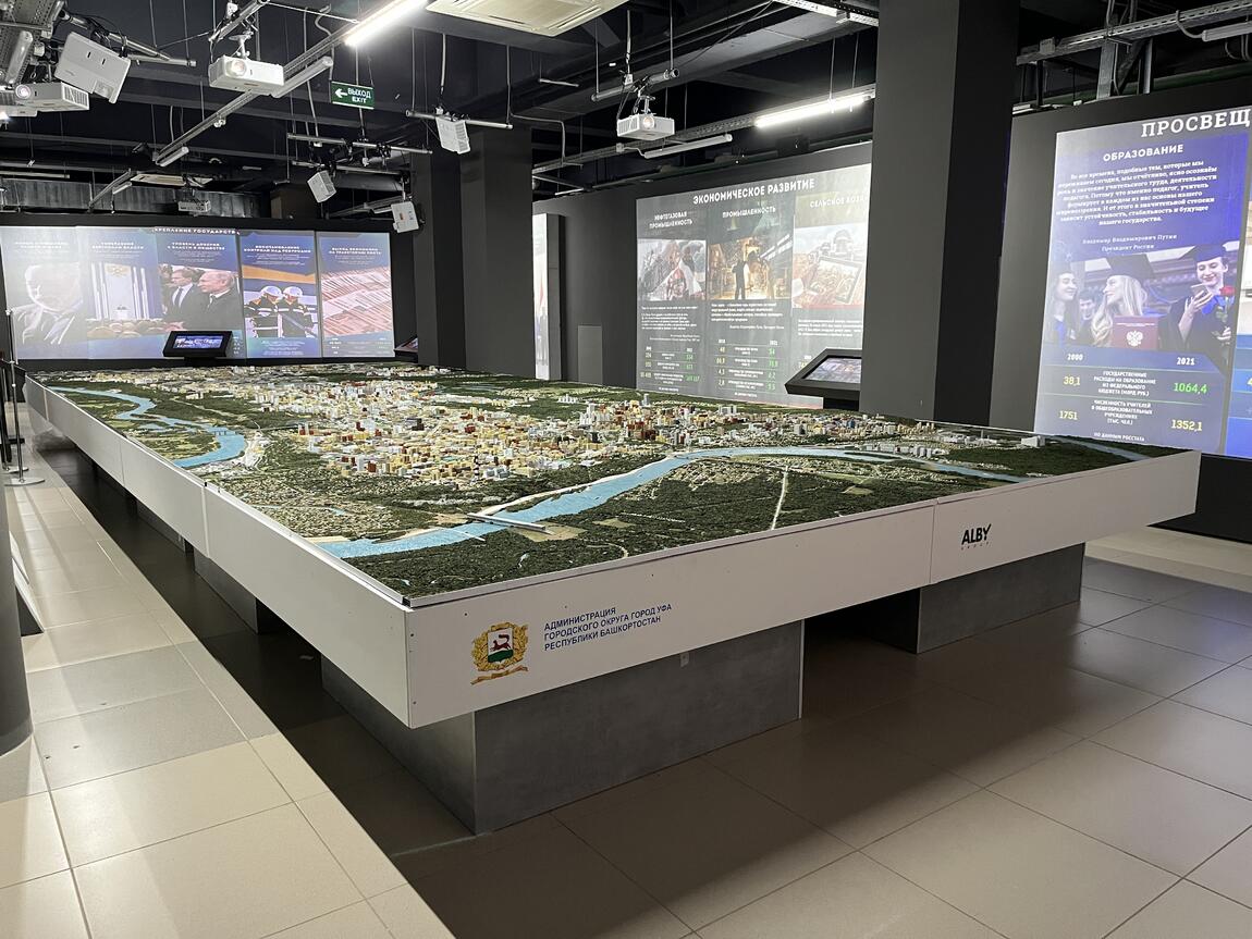 Уфа в миниатюре: 3Д макет города получил новую прописку в Историческом парке